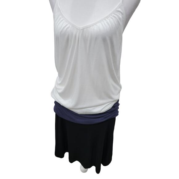 Lascana Venus Women’s Colorblock Multicolor Dress Size 8 Sleeveless Cover up NEW - Picture 3 of 12